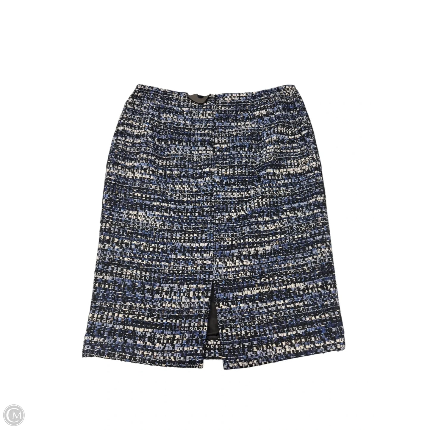 Skirt Designer By Lafayette 148 In Blue, Size: 4