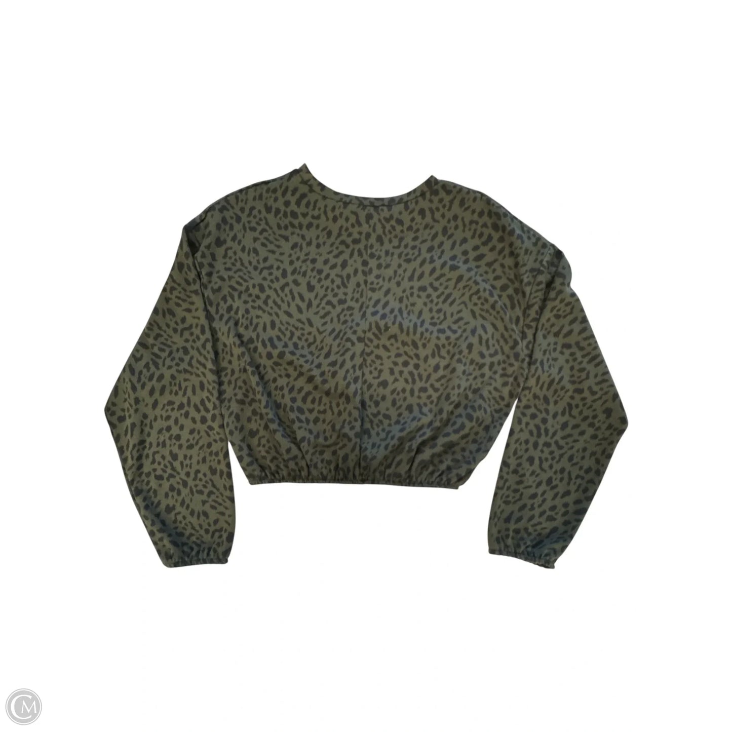 Top Long Sleeve By Zara In Animal Print, Size: S