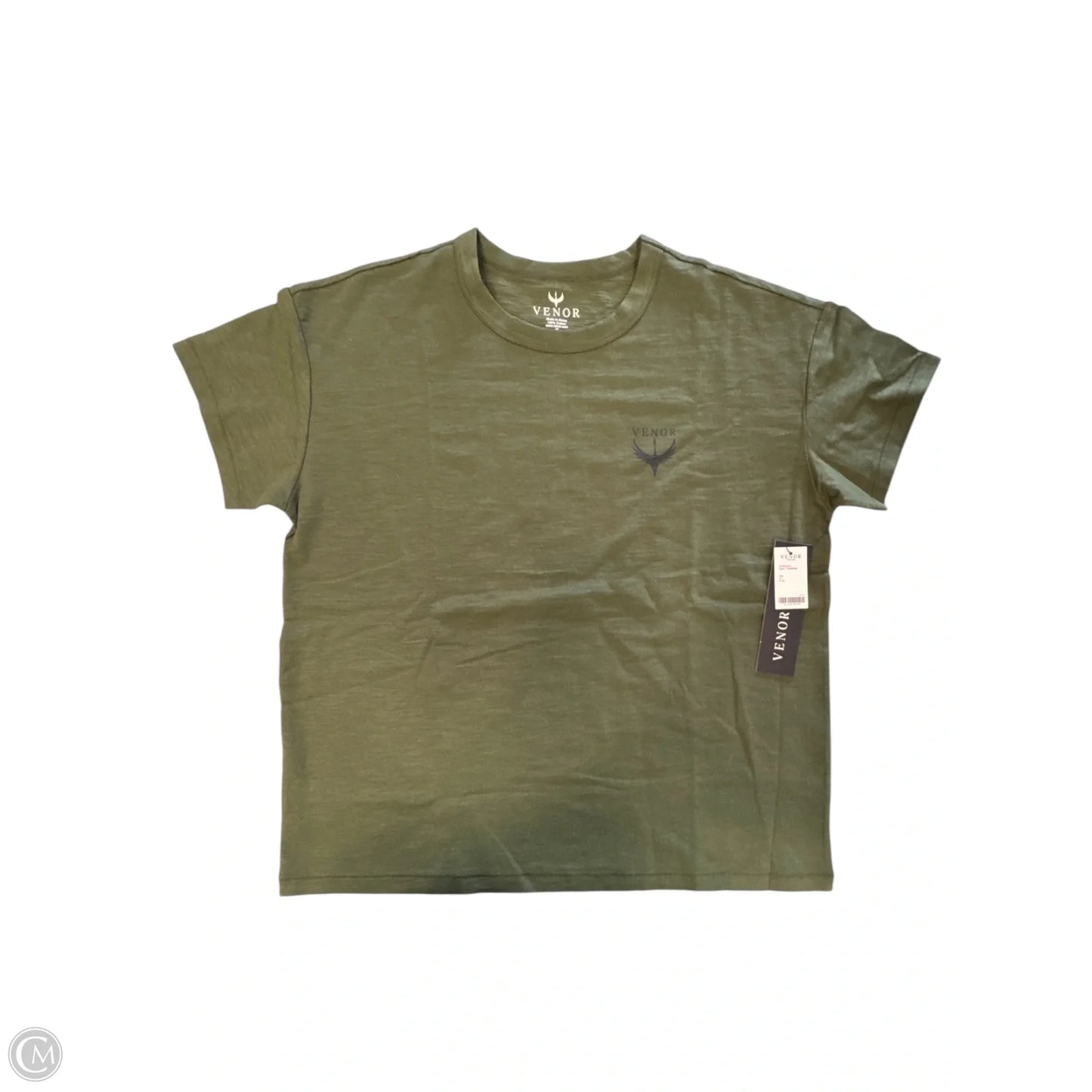 Top Short Sleeve By Clothes Mentor In Green, Size: M