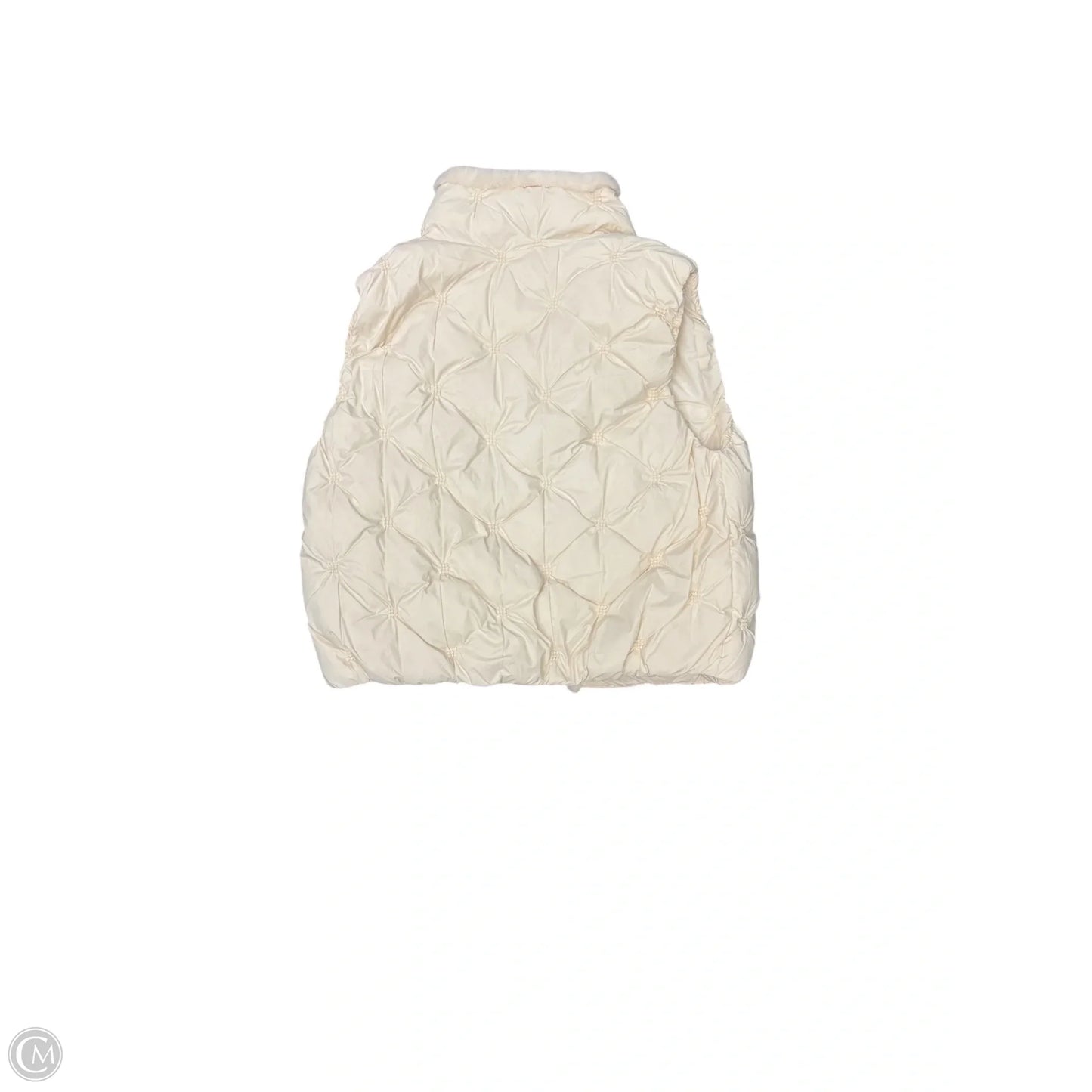 Vest Puffer & Quilted By Chicos In Cream, Size: 2x