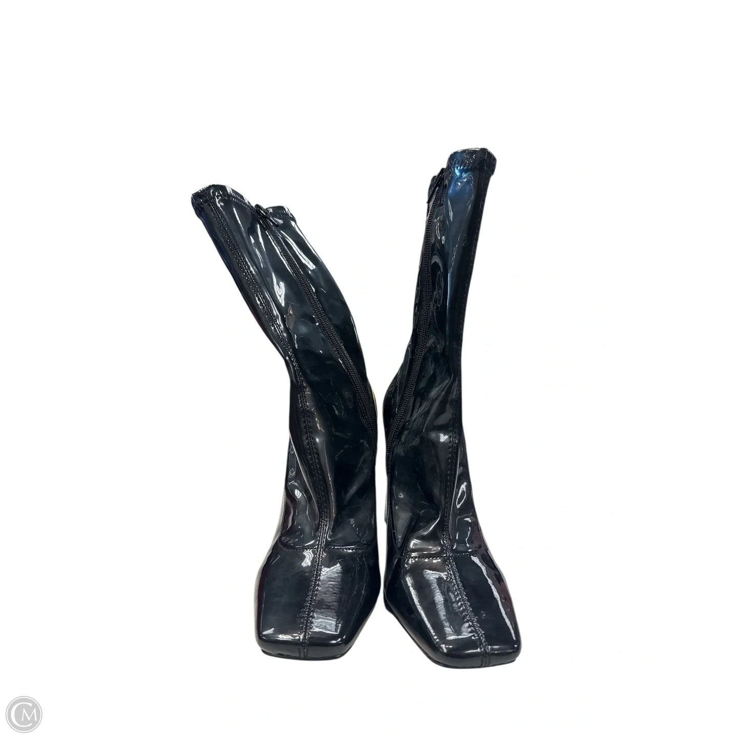 Boots Mid-calf Heels By Aldo In Black, Size: 8