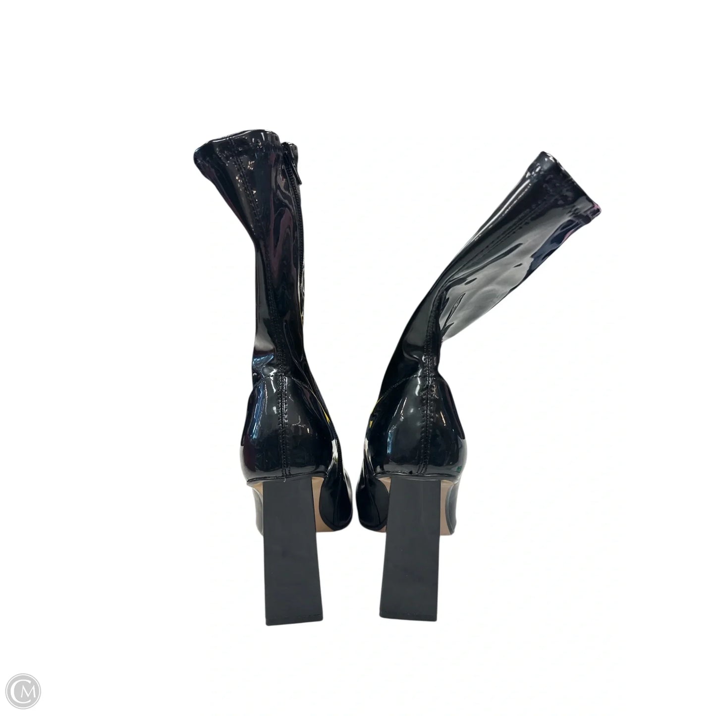 Boots Mid-calf Heels By Aldo In Black, Size: 8