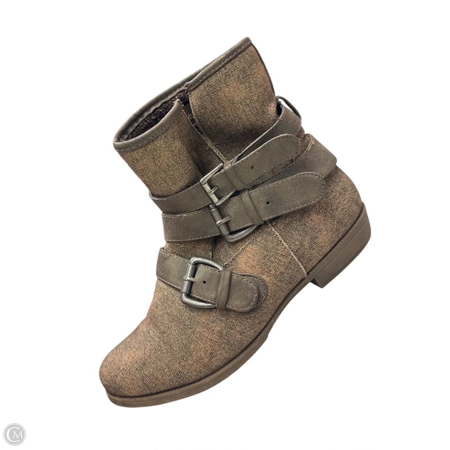 Boots Ankle Flats By Muk Luks In Brown, Size: 9