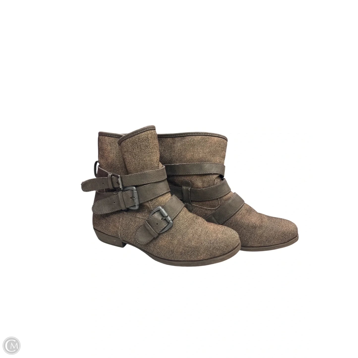 Boots Ankle Flats By Muk Luks In Brown, Size: 9