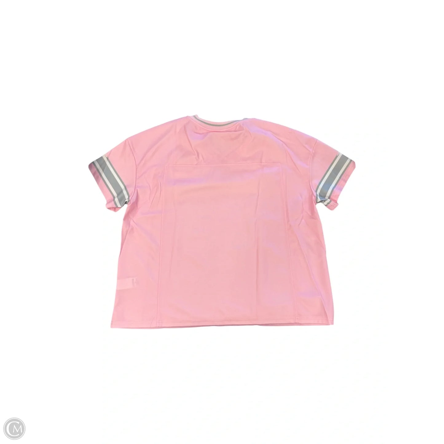 Top Short Sleeve By Forever 21 In Pink, Size: 2x