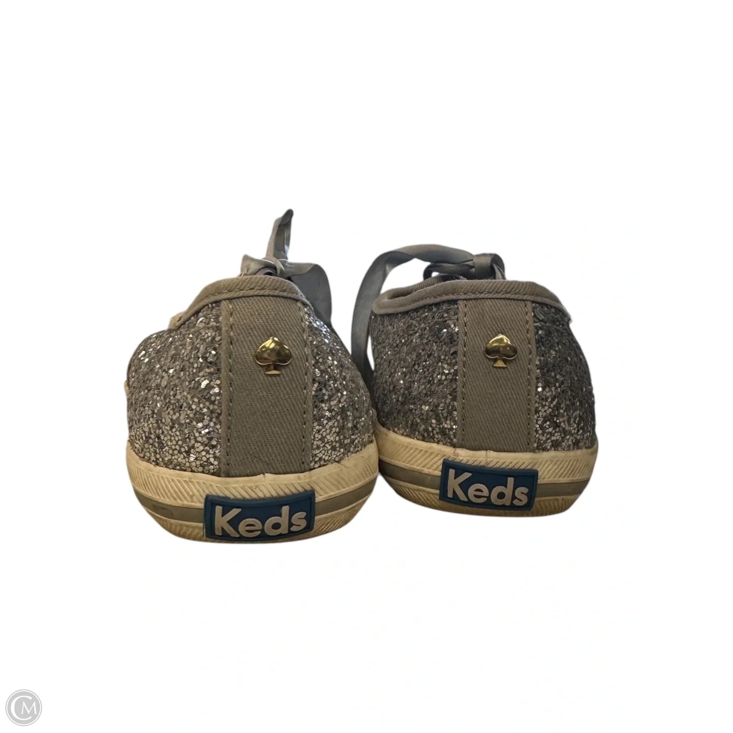 Shoes Sneakers By Kate Spade In Silver, Size: 6.5