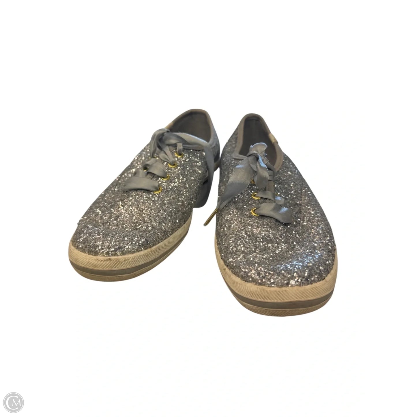 Shoes Sneakers By Kate Spade In Silver, Size: 6.5