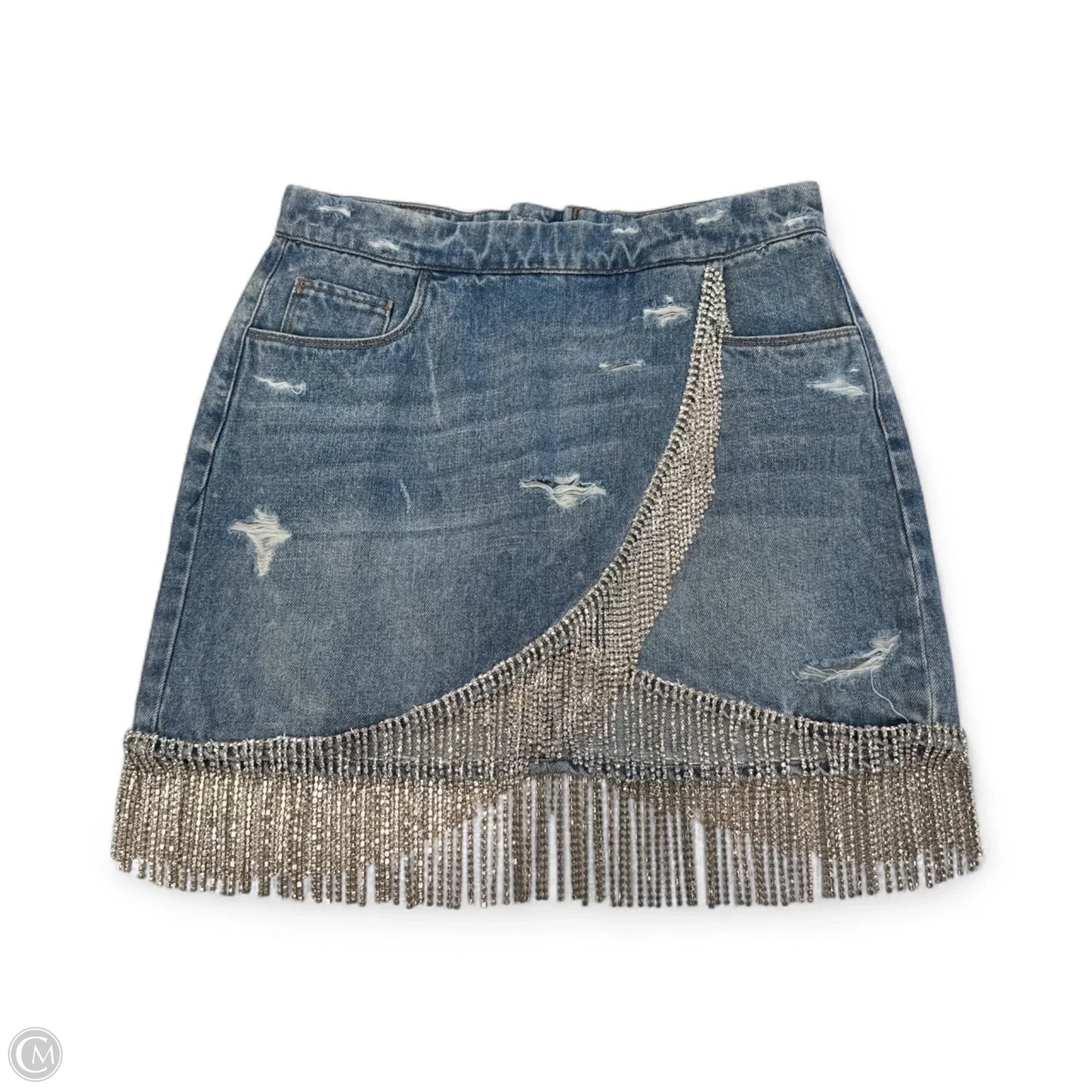 Skirt Mini & Short By Blanknyc In Blue Denim, Size: 4