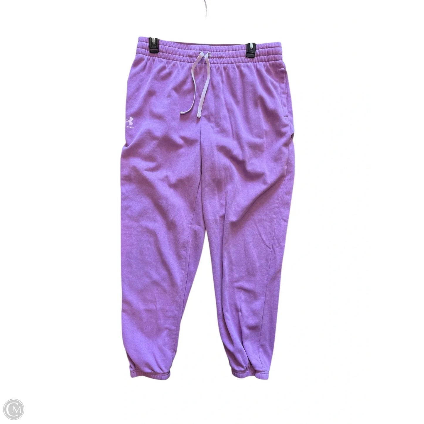 Sweatshirt Hoodie By Under Armour In Purple, Size: L
