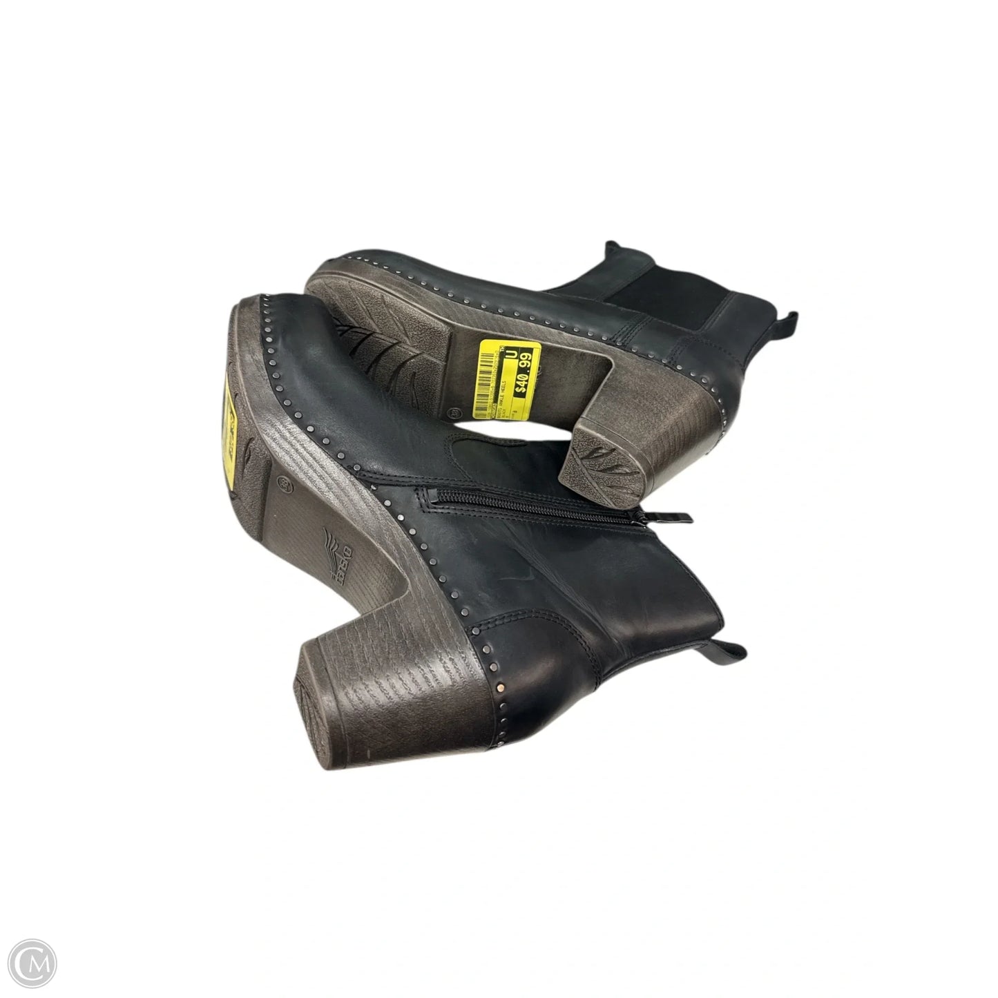 Boots Ankle Heels By Dansko In Black, Size: 8