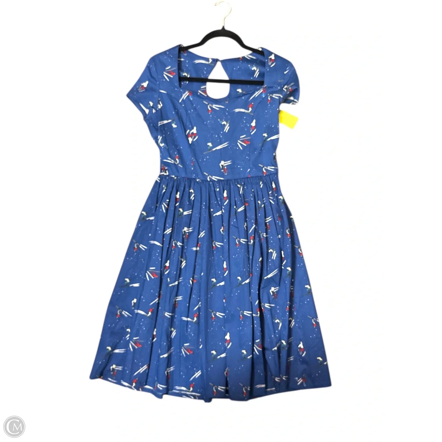 Dress Party Midi By Clothes Mentor In Blue, Size: S