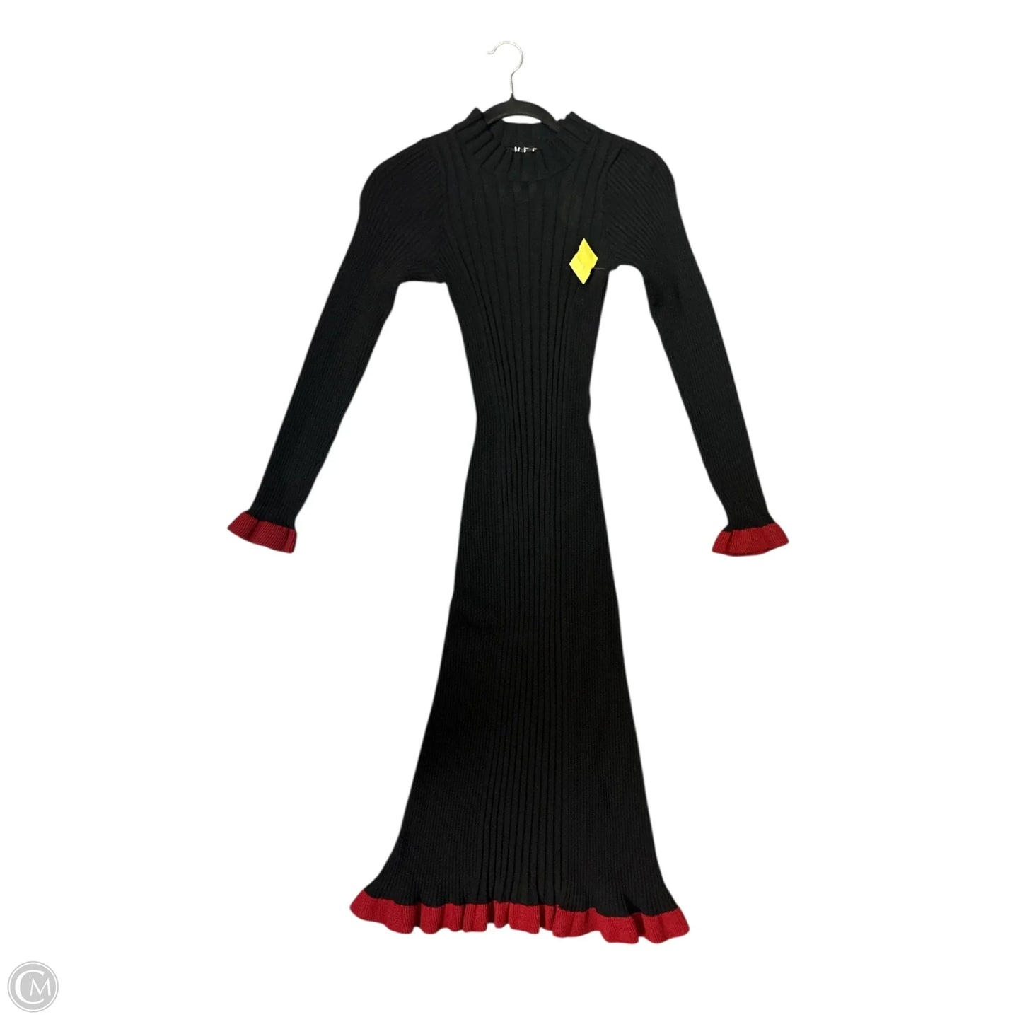 Dress Casual Maxi By Clothes Mentor In Black & Red, Size: S