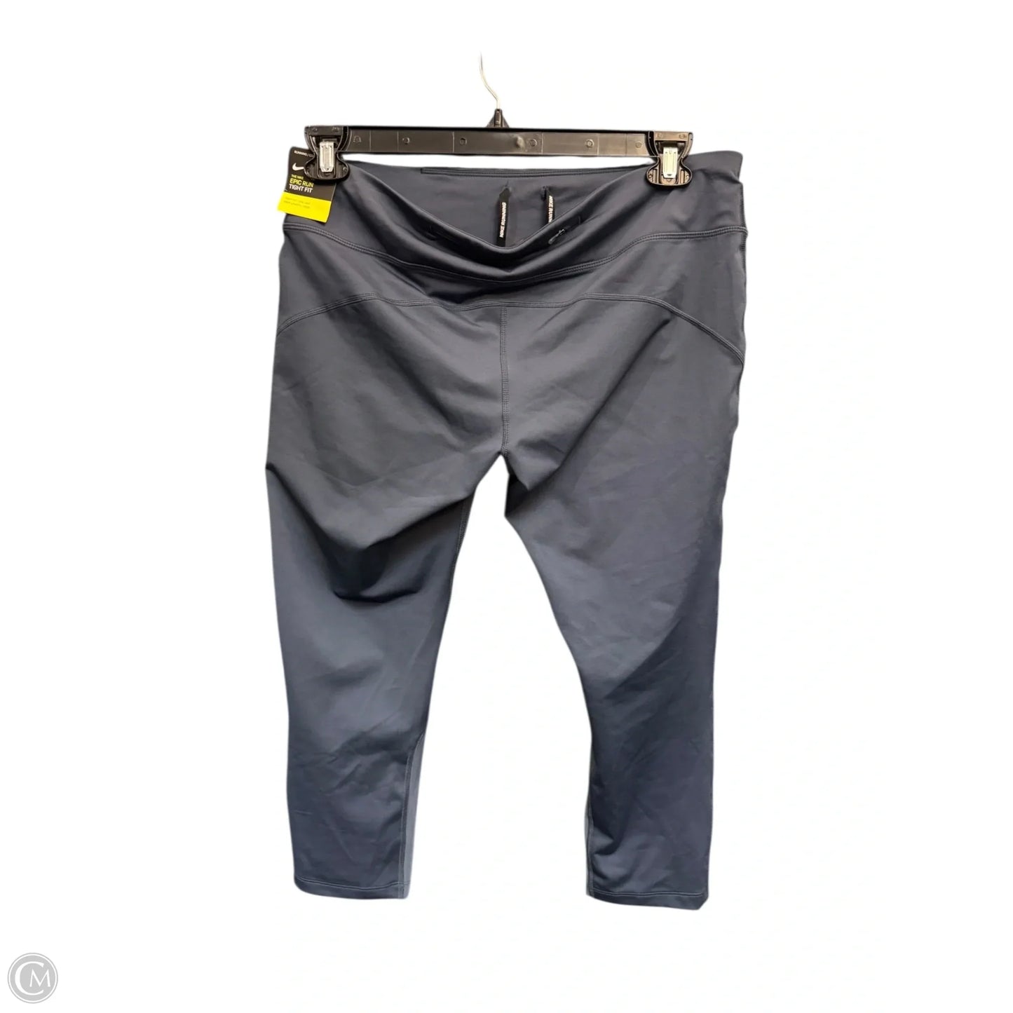 Athletic Capris By Nike Apparel In Grey, Size: Xl