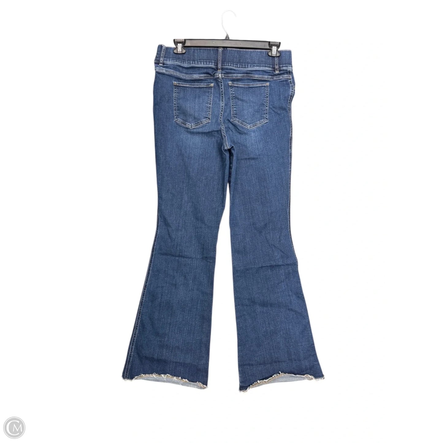 Jeans Flared By Spanx In Blue Denim, Size: 1x