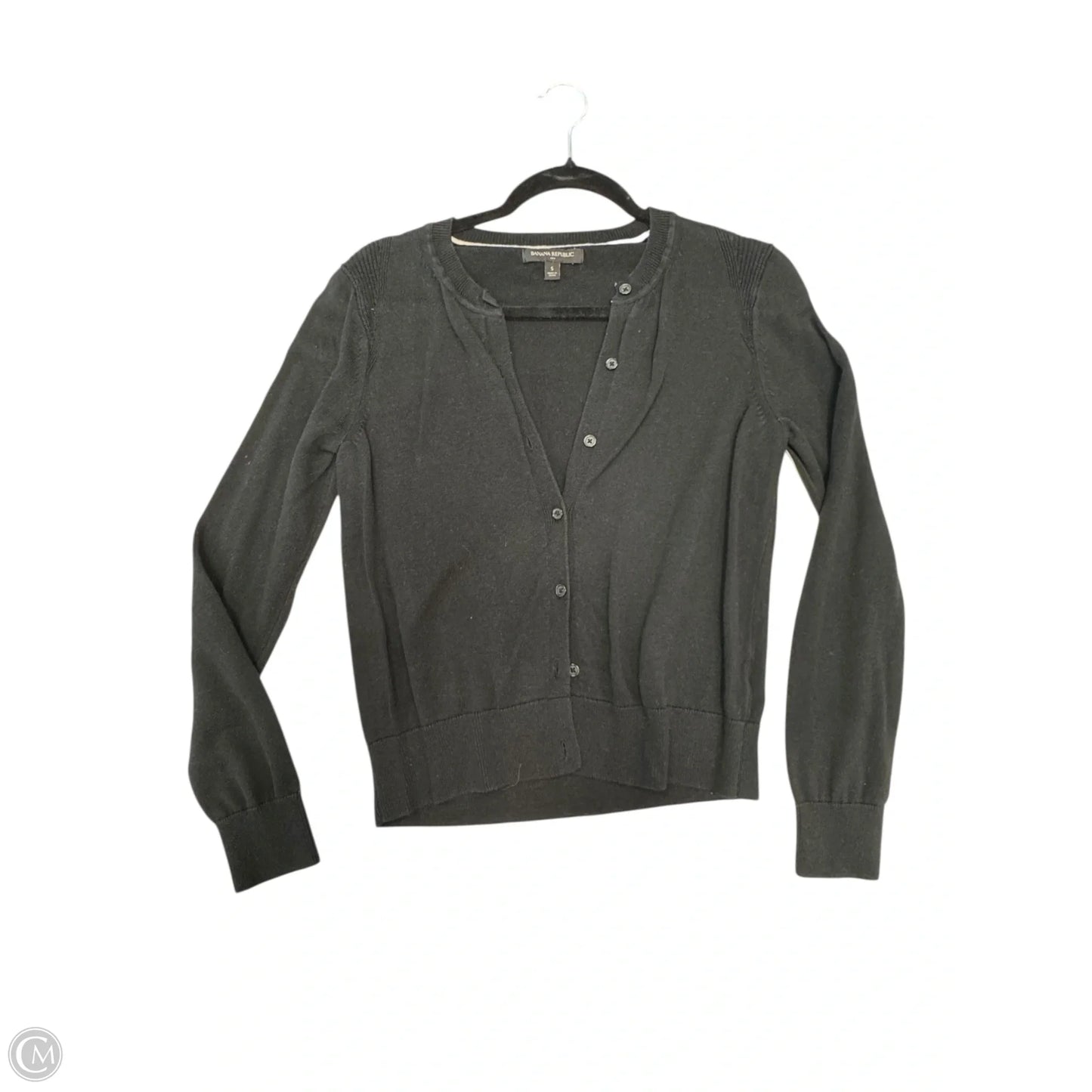 Sweater Cardigan By Banana Republic In Black, Size: S