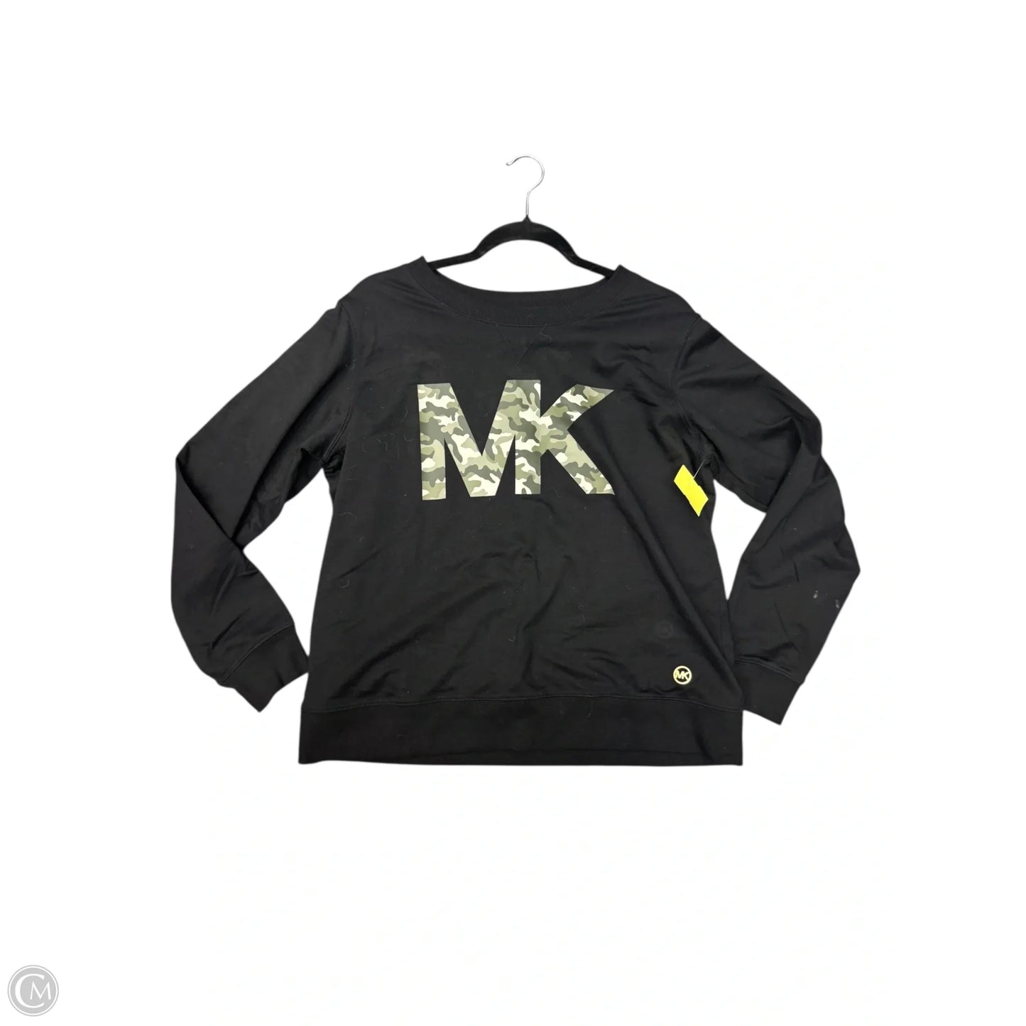 Sweatshirt Designer By Michael Kors In Black, Size: L