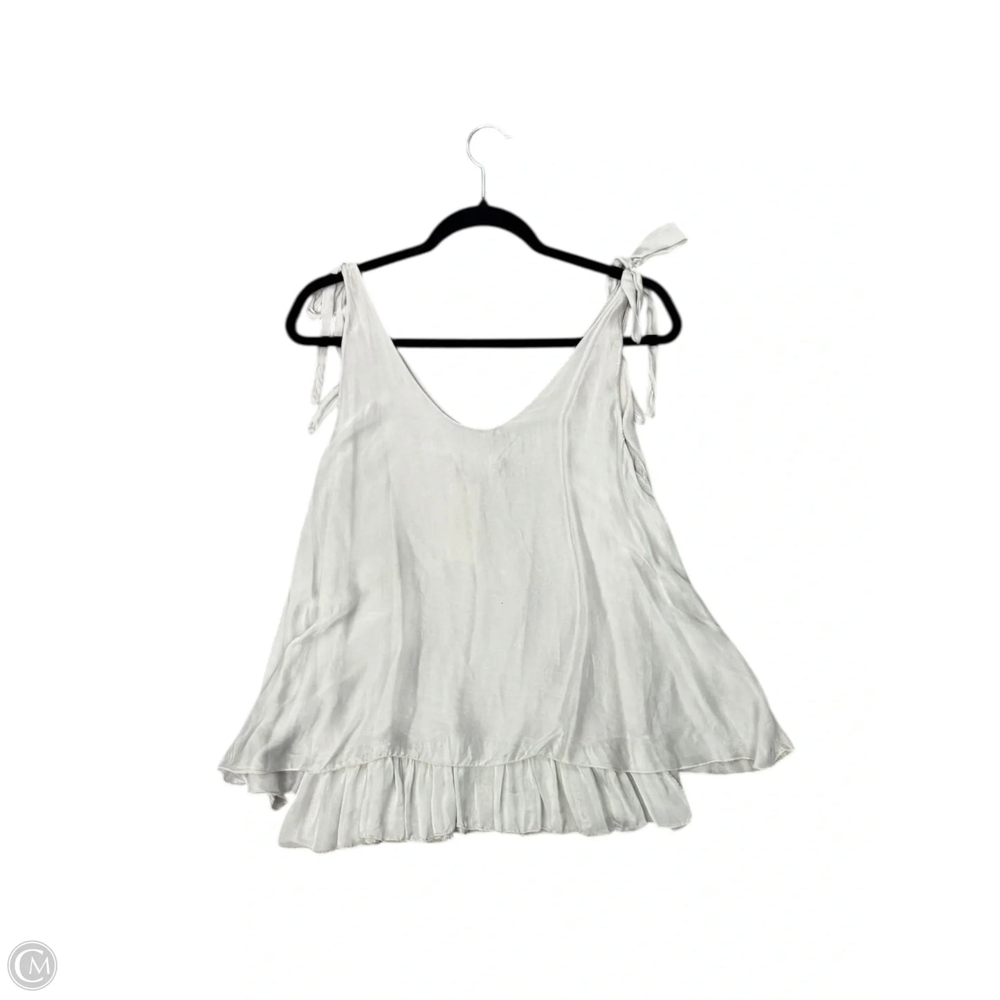 Top Sleeveless By Clothes Mentor In Grey, Size: S
