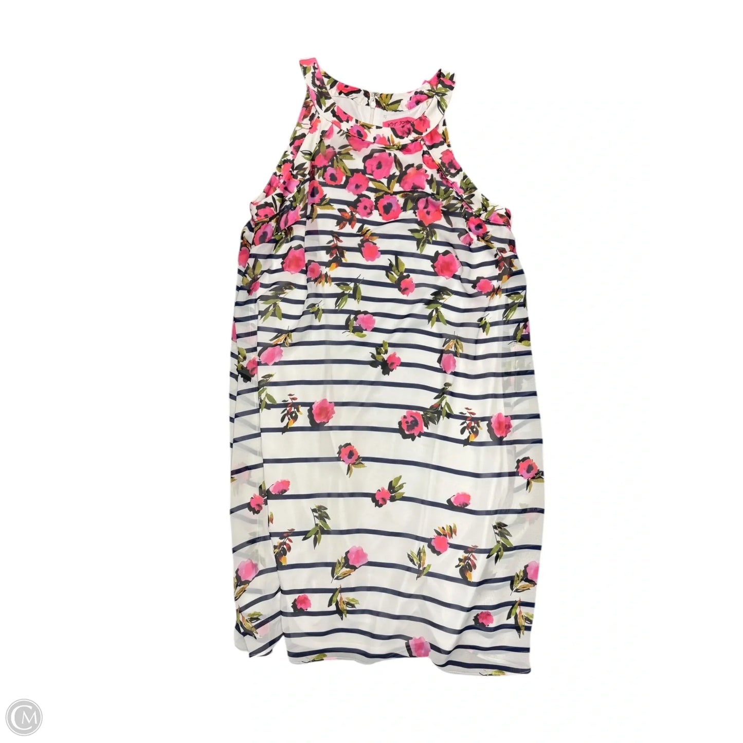 Dress Casual Midi By Betsey Johnson In Floral Print, Size: 12