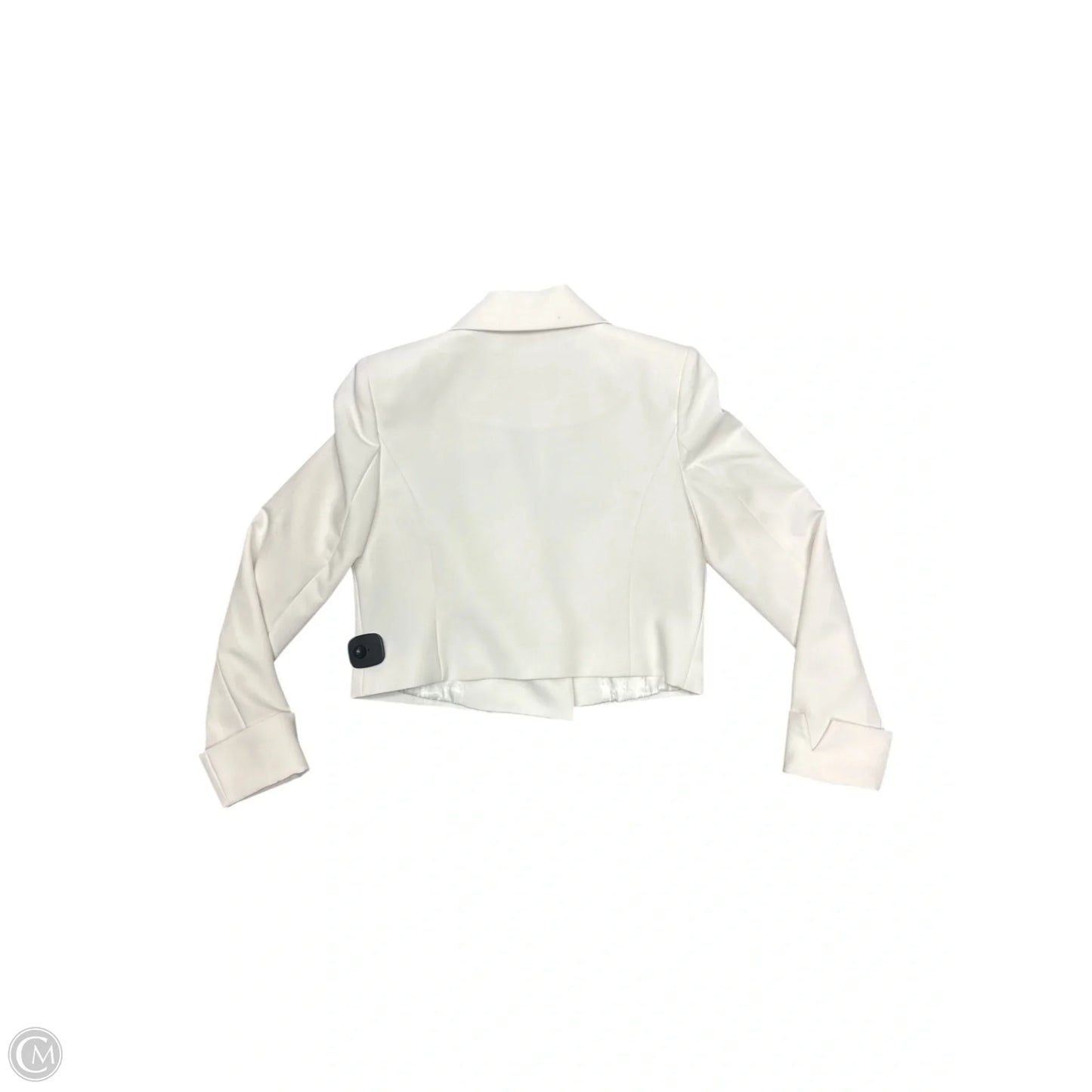 Blazer Designer By Karl Lagerfeld In White, Size: L