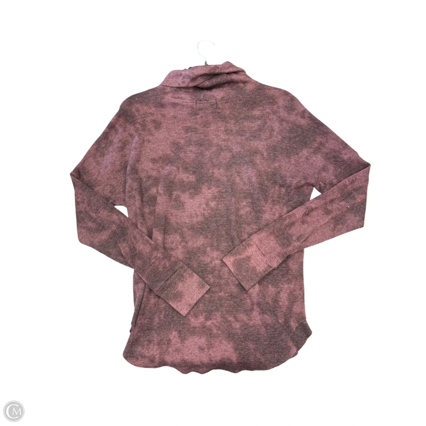 Top Long Sleeve By Michael Stars In Maroon, Size: M