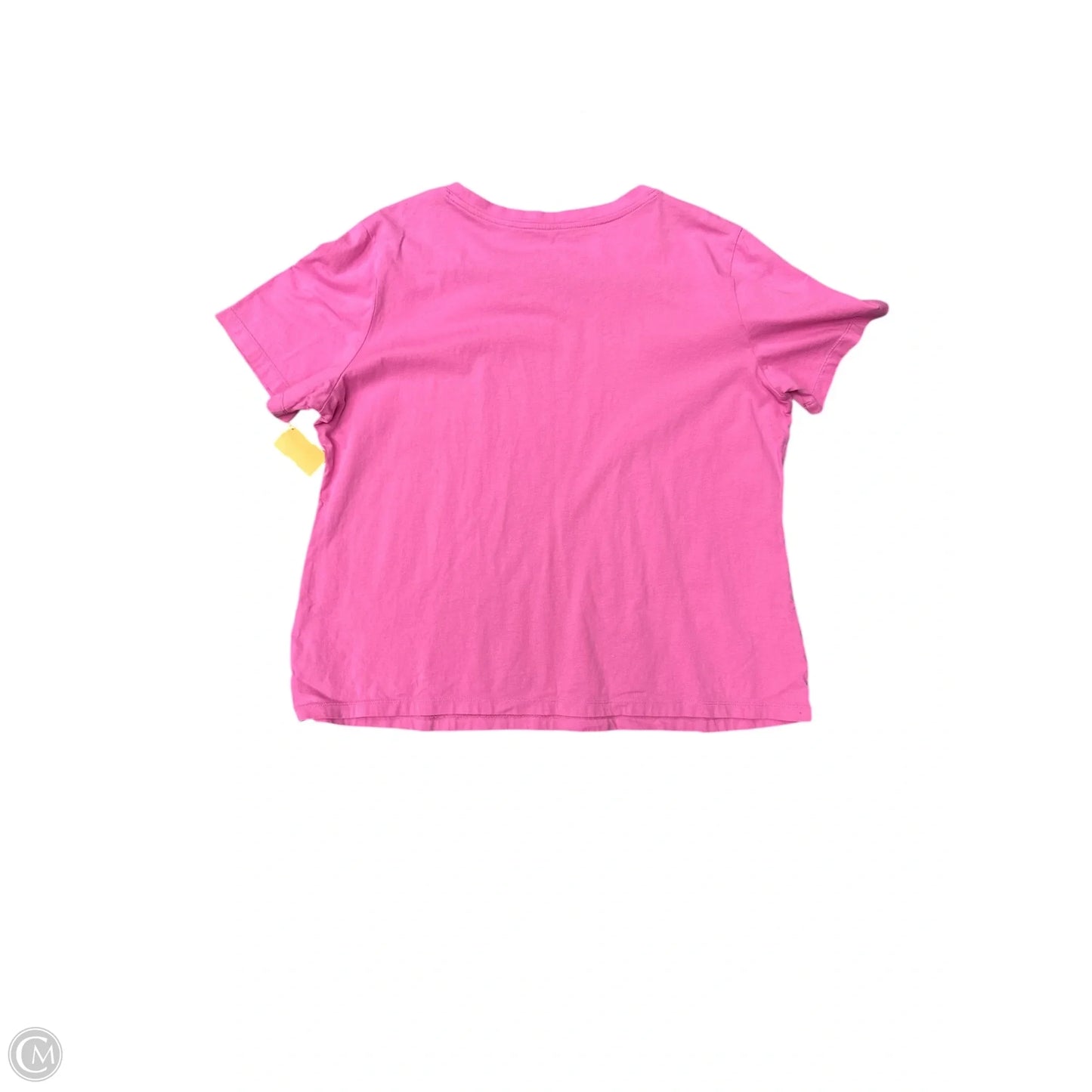 Top Short Sleeve By Christopher And Banks In Pink, Size: Xl