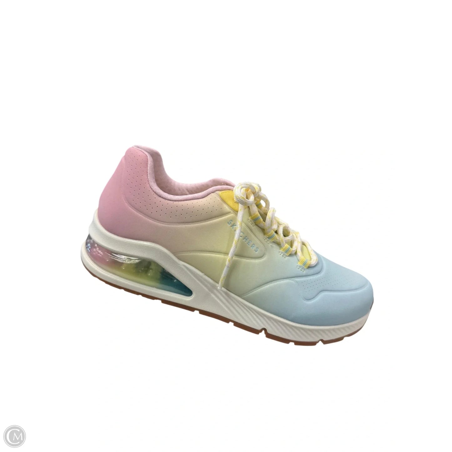 Shoes Athletic By Skechers In Rainbow Print, Size: 9