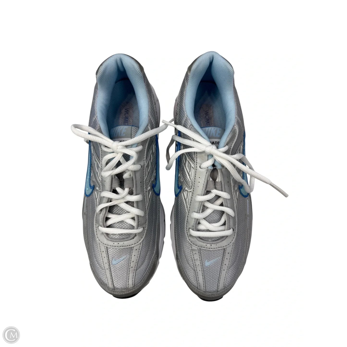 Shoes Athletic By Nike In Blue & Grey, Size: 9