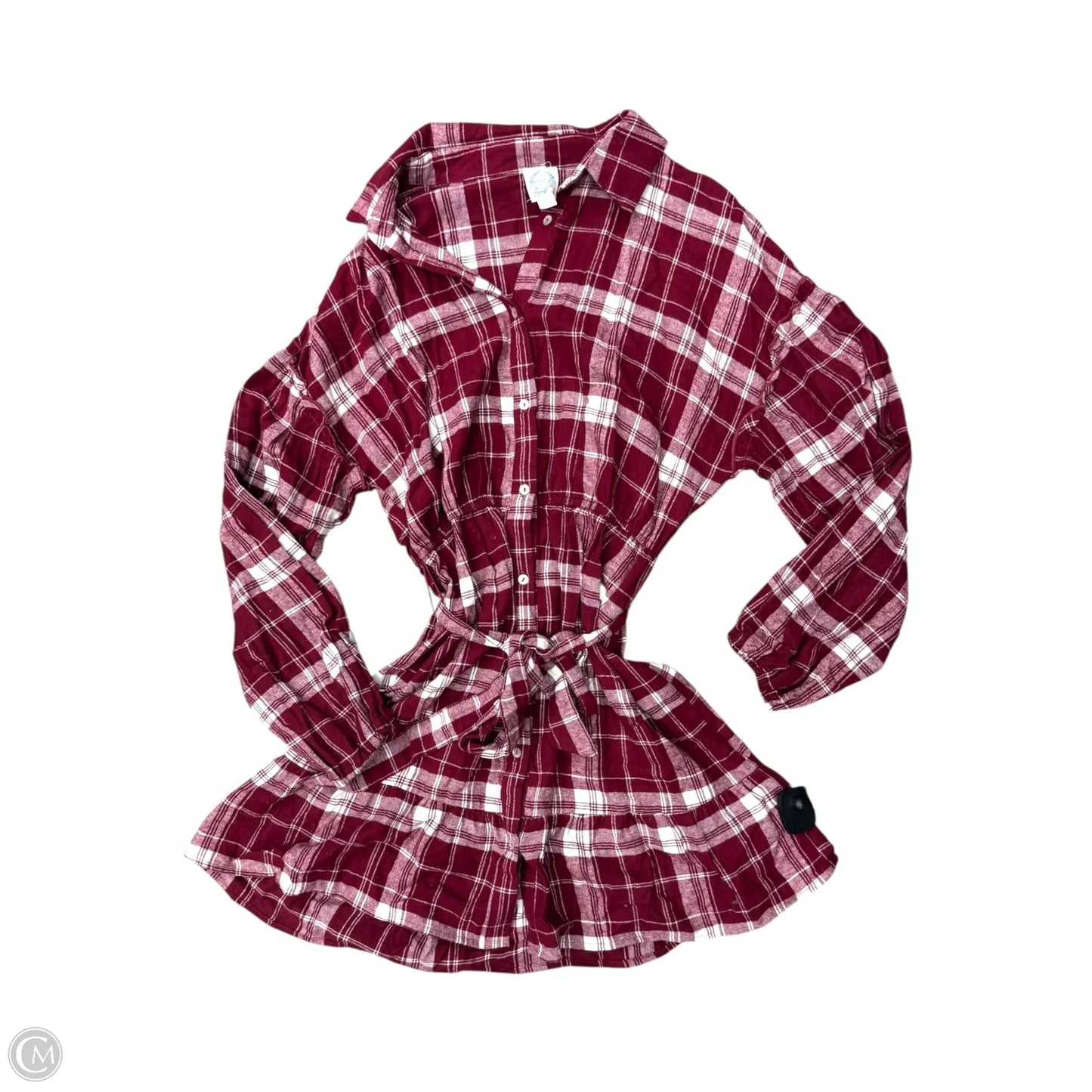 Dress Casual Short By Blue Rain In Plaid Pattern, Size: 8