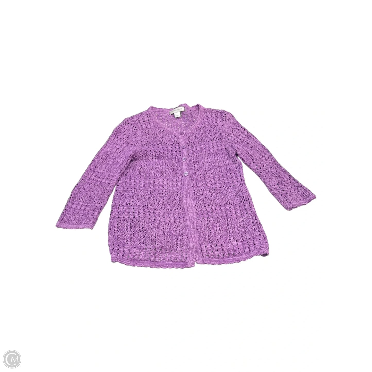 Cardigan By Christopher And Banks In Purple, Size: S