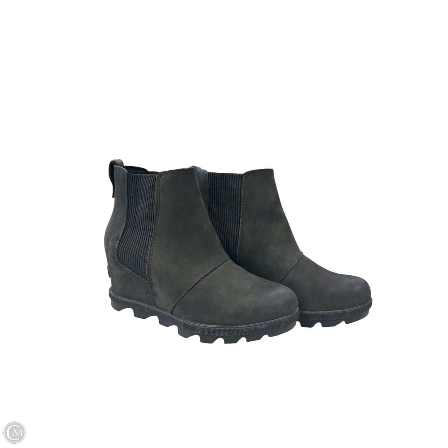 Boots Ankle Heels By Sorel In Black, Size: 7.5