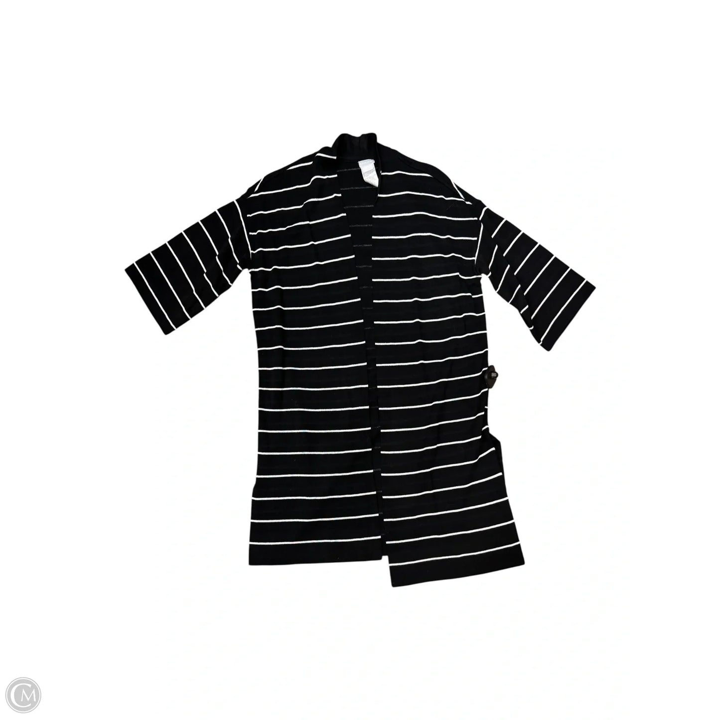 Cardigan By Chicos In Striped Pattern, Size: Xs