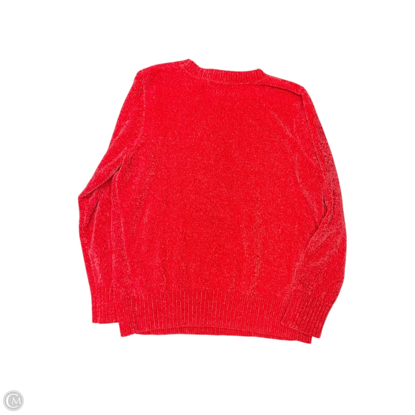 Sweater By Style And Company In Red, Size: L
