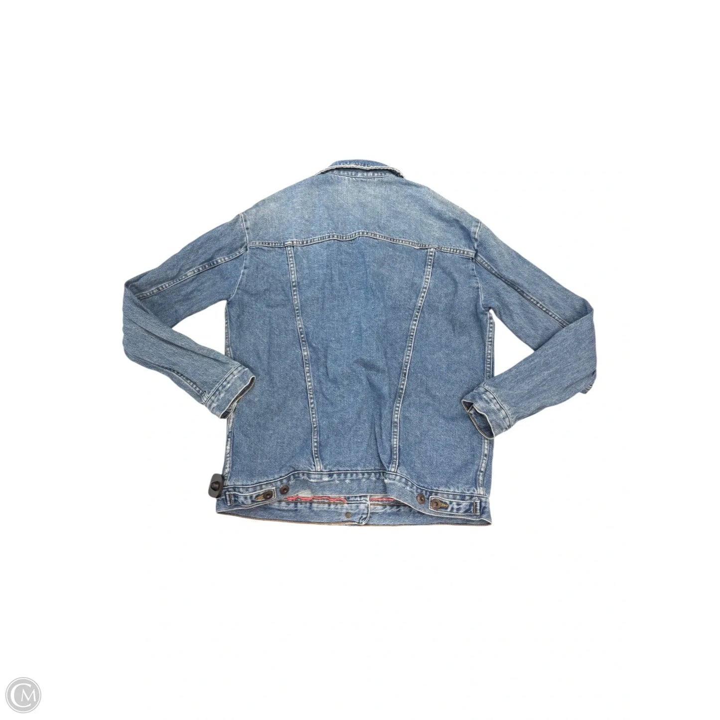 Jacket Denim By Frame In Blue Denim, Size: S