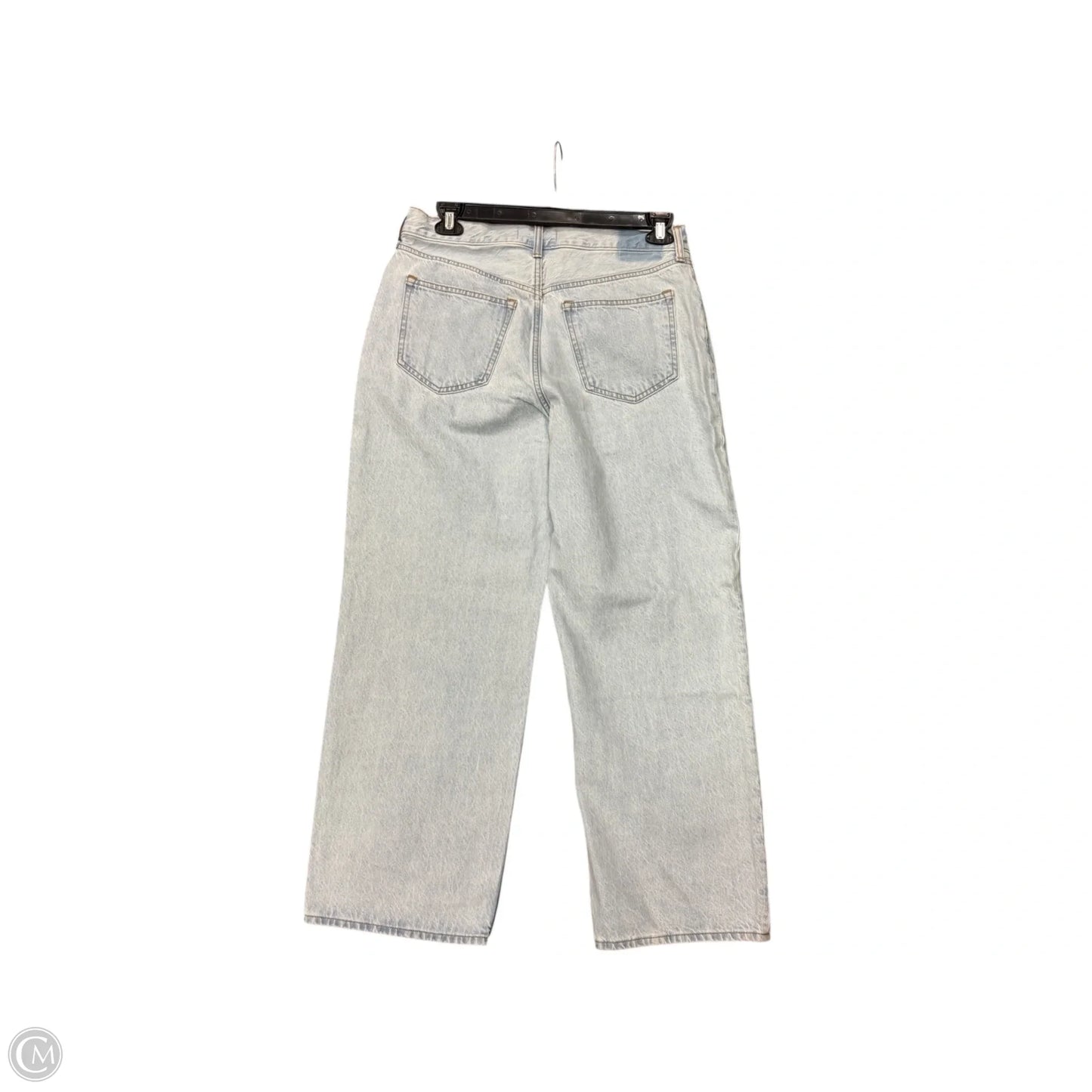 Jeans Wide Leg By Abercrombie And Fitch In Blue Denim, Size: 10