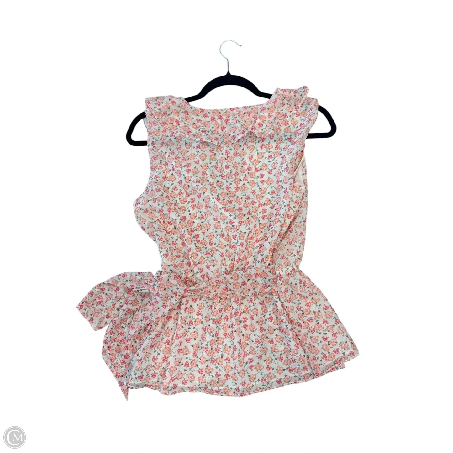 Blouse Short Sleeve By Max Studio In Pink, Size: S