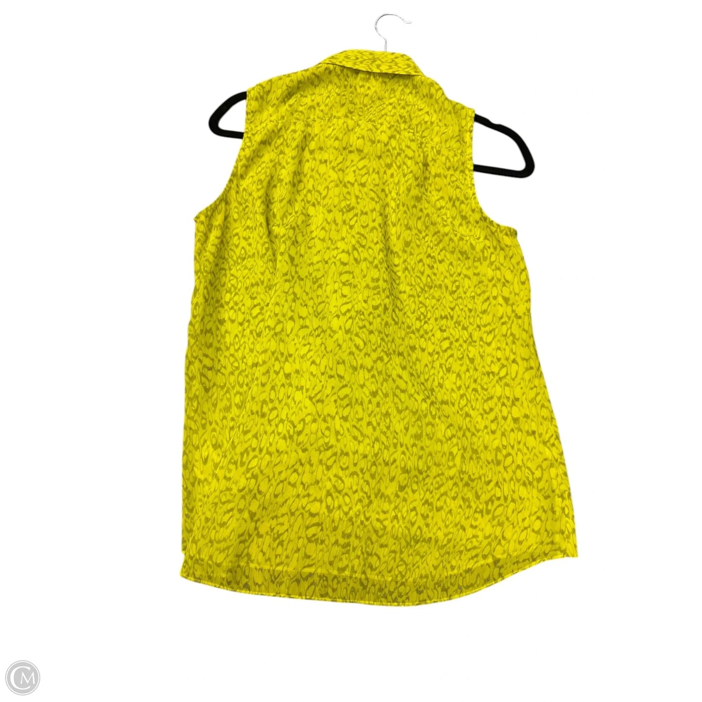 Top Sleeveless By Cabi In Yellow, Size: S