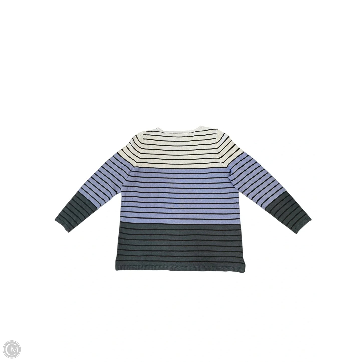 Sweater By Croft And Barrow In Blue, Size: L