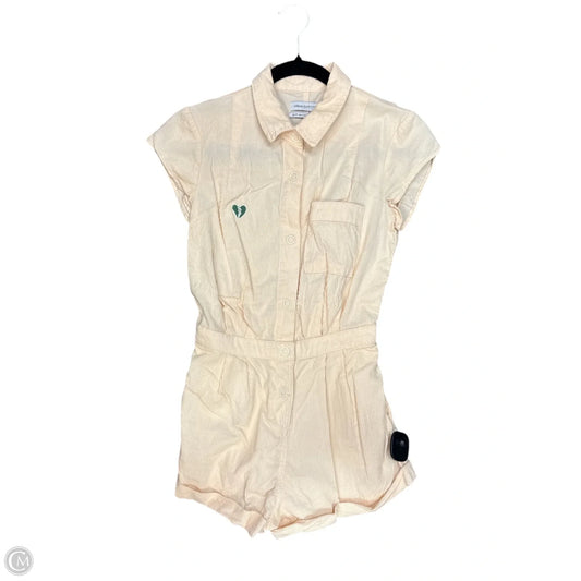 Romper By Urban Outfitters In Cream, Size: 0