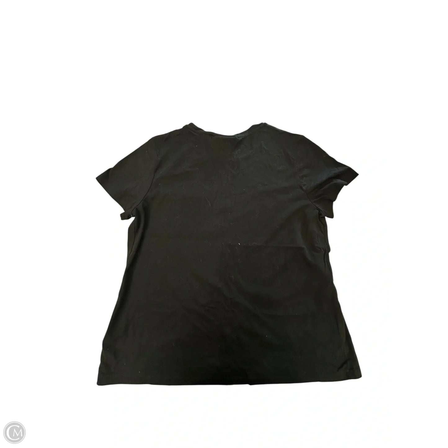 Top Short Sleeve By Dkny In Navy, Size: L