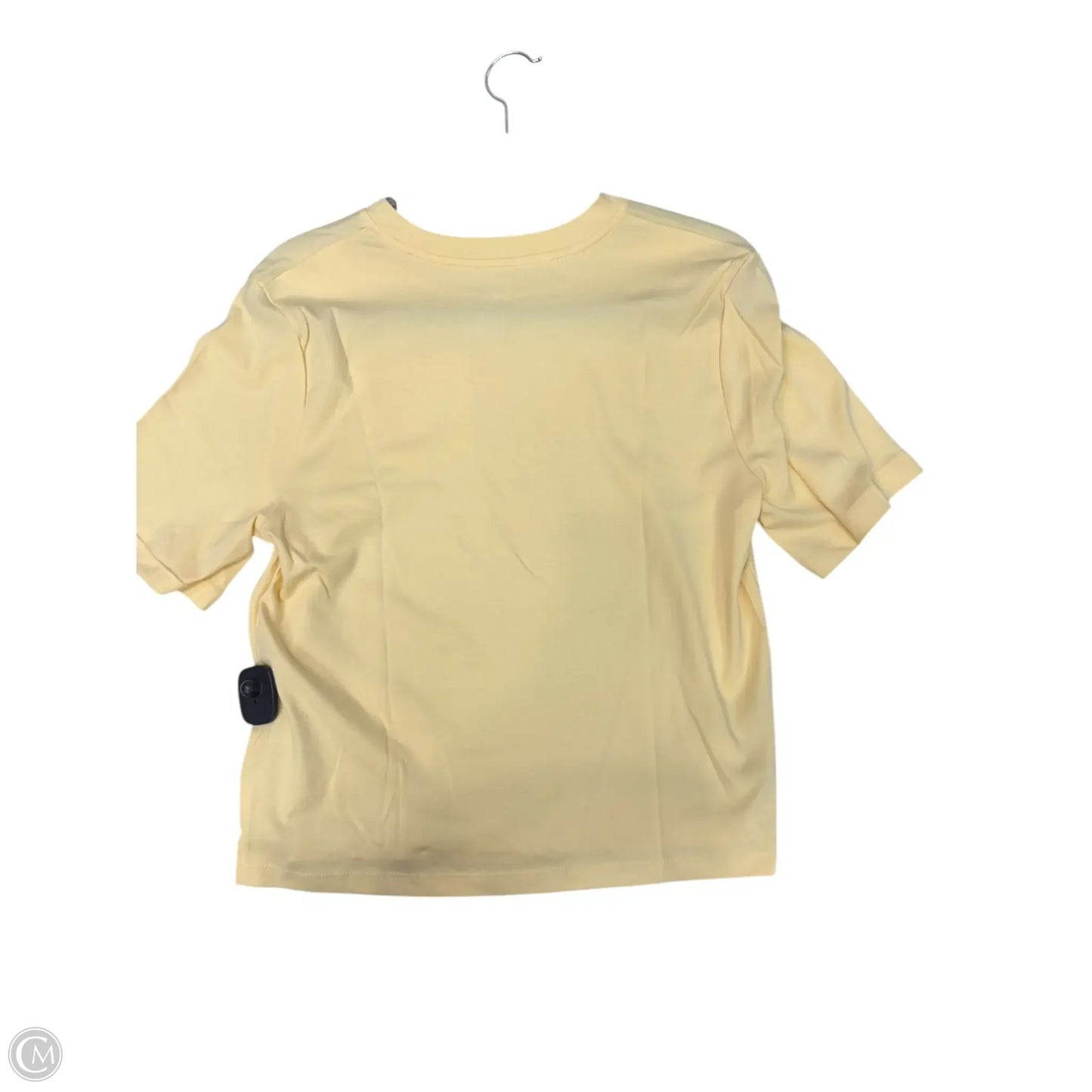 Top Short Sleeve Basic By A New Day In Yellow, Size: S