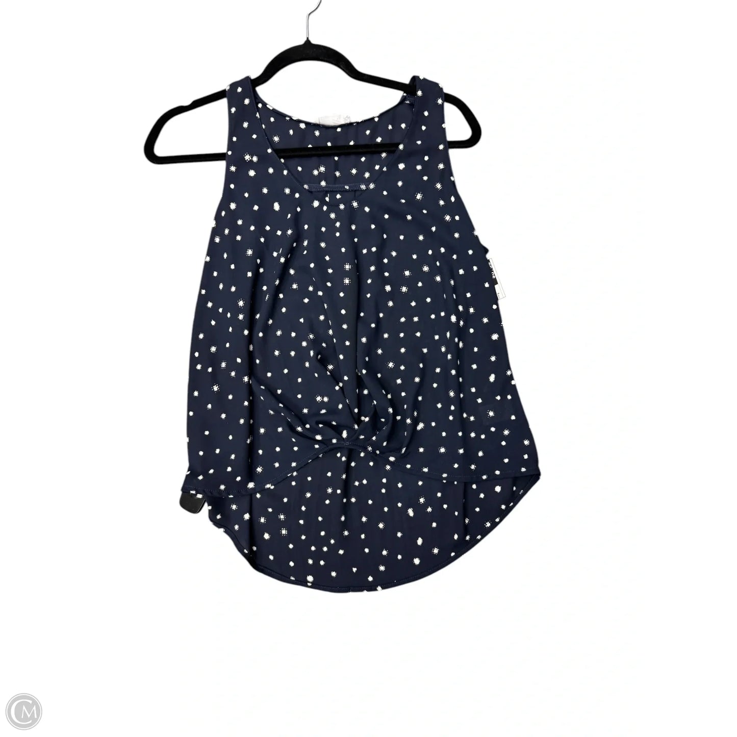 Top Sleeveless By Lush In Navy, Size: S