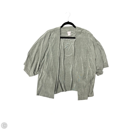 Cardigan By Chicos In Green, Size: 2x