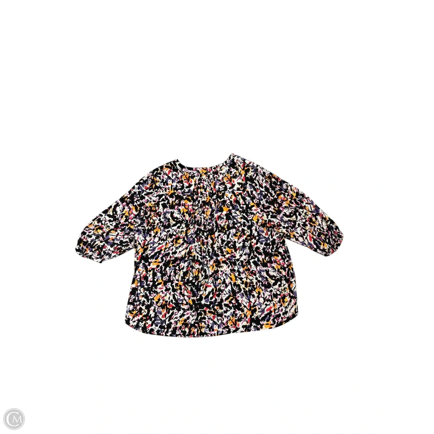 Blouse 3/4 Sleeve By Not Your Daughters Jeans In Multi-colored, Size: 2x