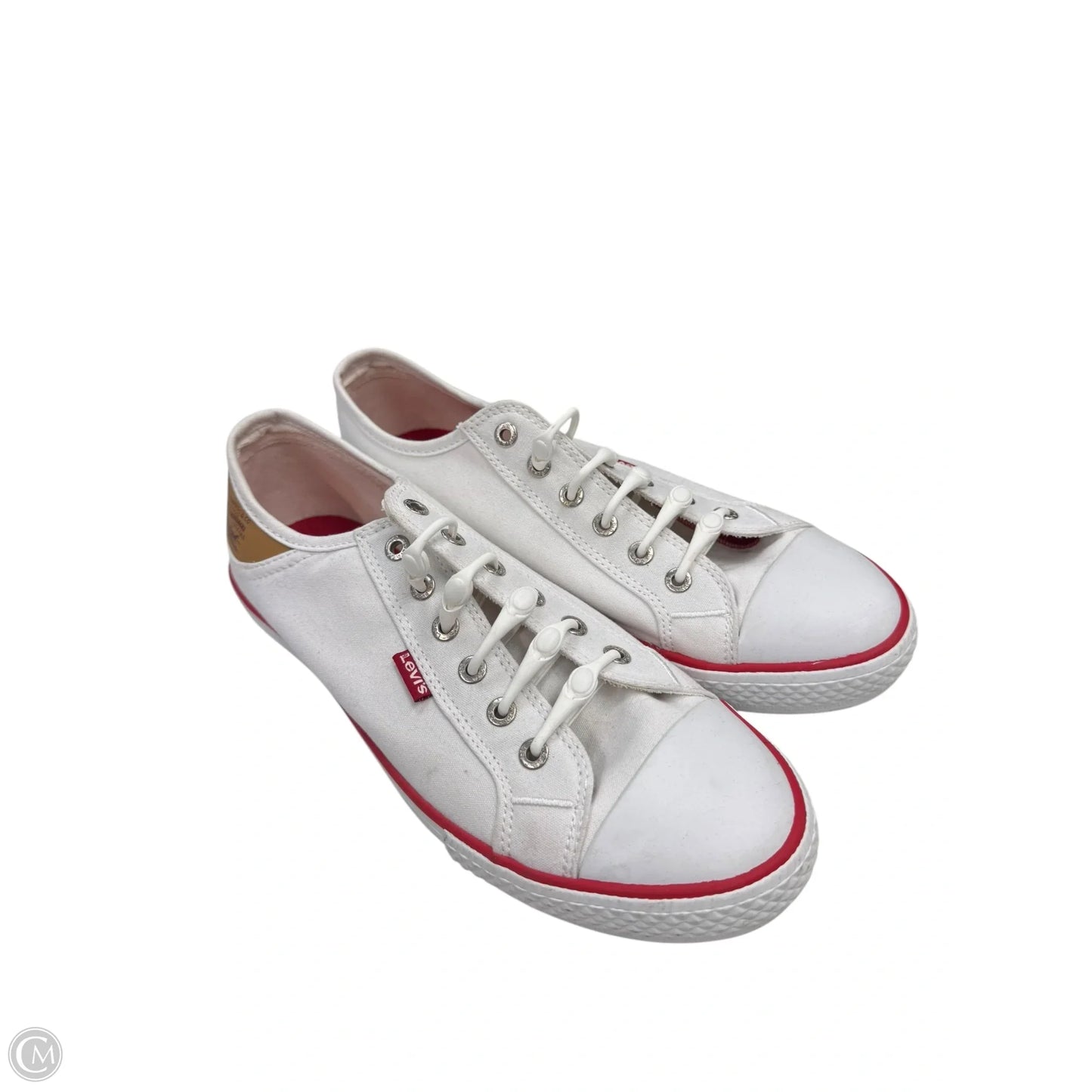 Shoes Flats By Levis In White, Size: 9