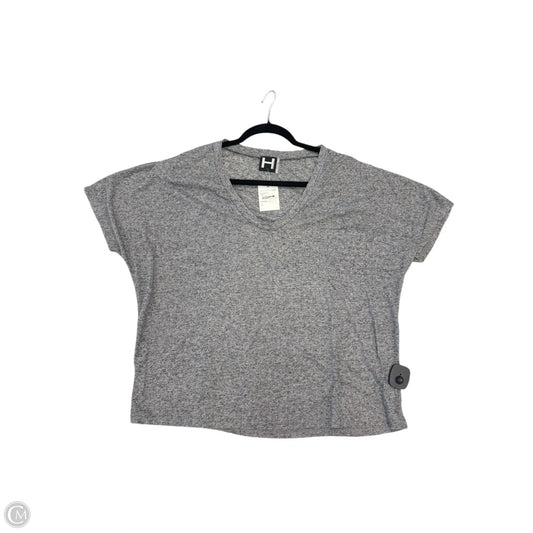 Top Short Sleeve By Bordeaux In Grey, Size: Xl
