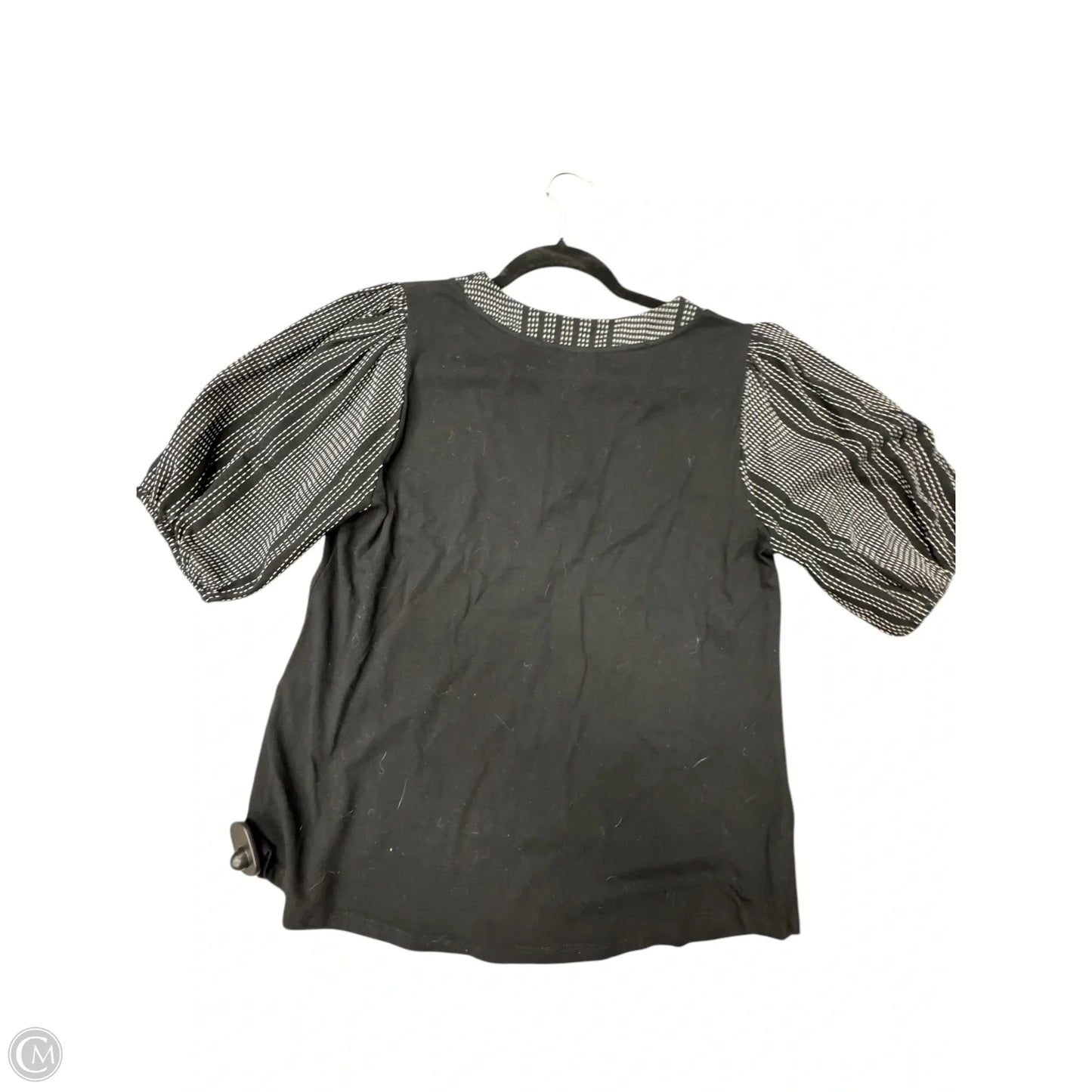Top Short Sleeve By Chicos In Black, Size: M