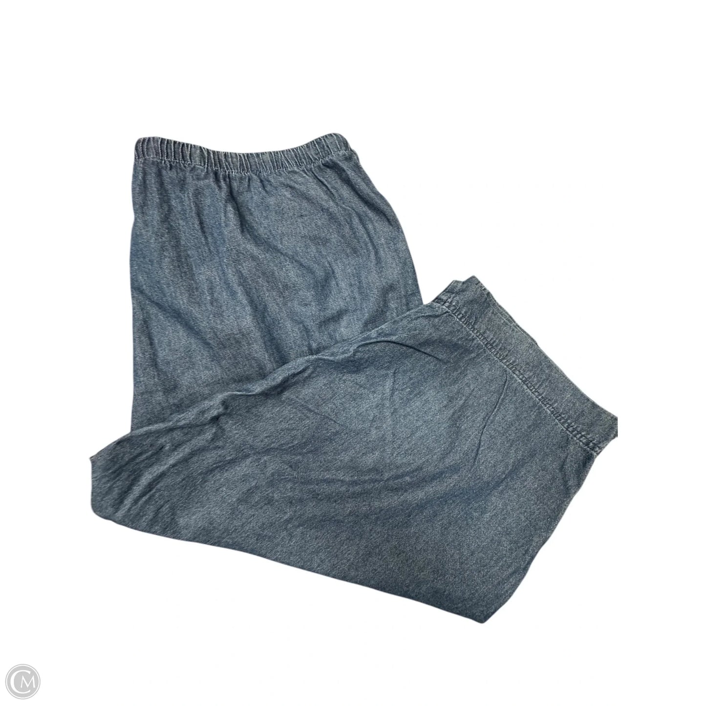 Capris By Coral Bay In Blue Denim, Size: 20