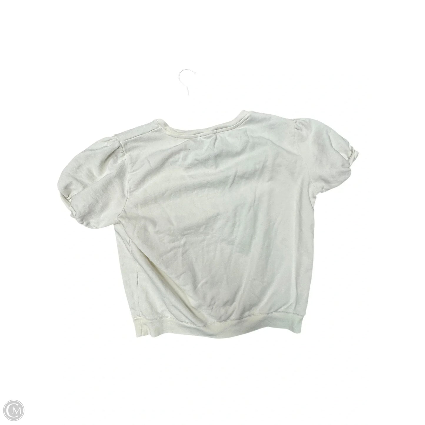 Top Short Sleeve By J. Crew In White, Size: M