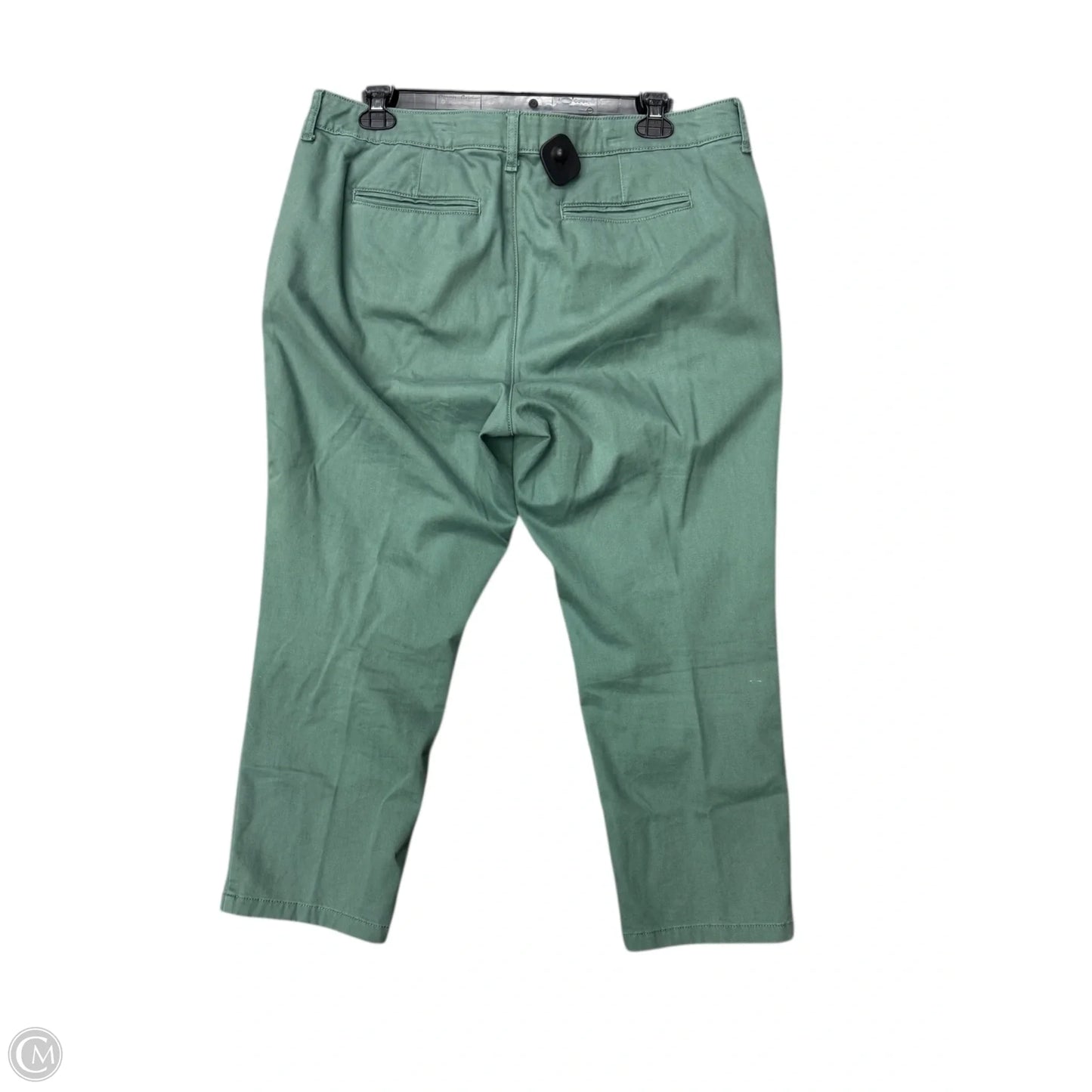 Pants Cropped By St Johns Bay In Green, Size: 18