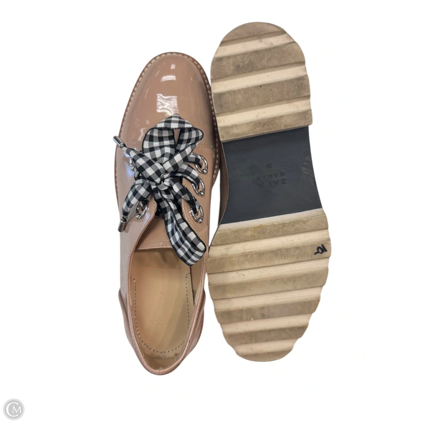 Shoes Flats By Zara In Tan, Size: 6